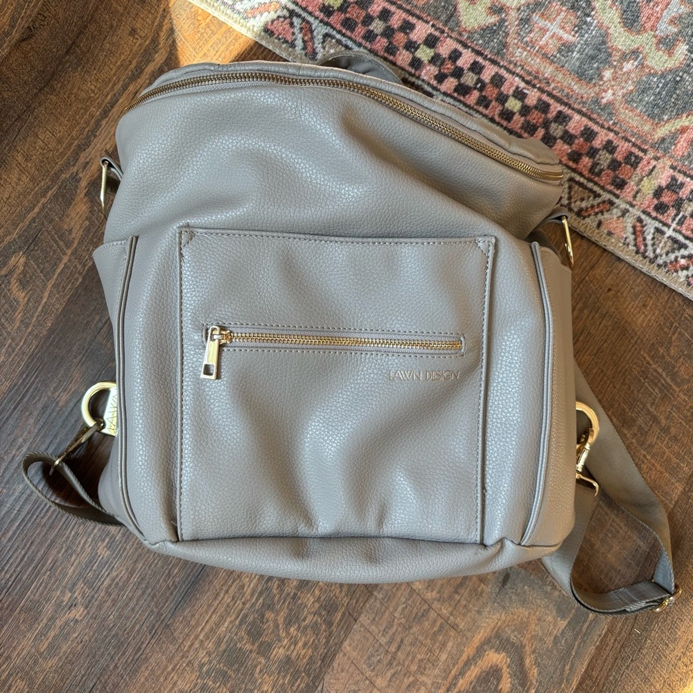 Fawn Design Taupe Diaper Bag